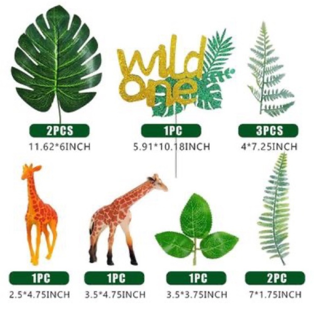 Wild One cake topper set